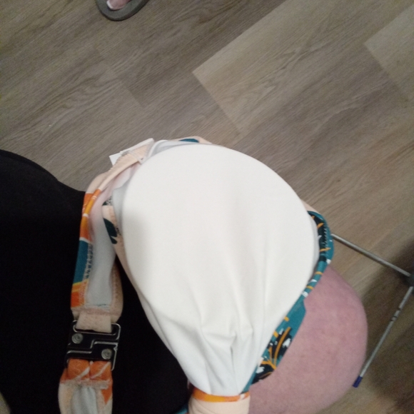 Cupshe Size M Dark Teal And Orange Tropical Print Bikini Set NWT - Picture 8 of 16